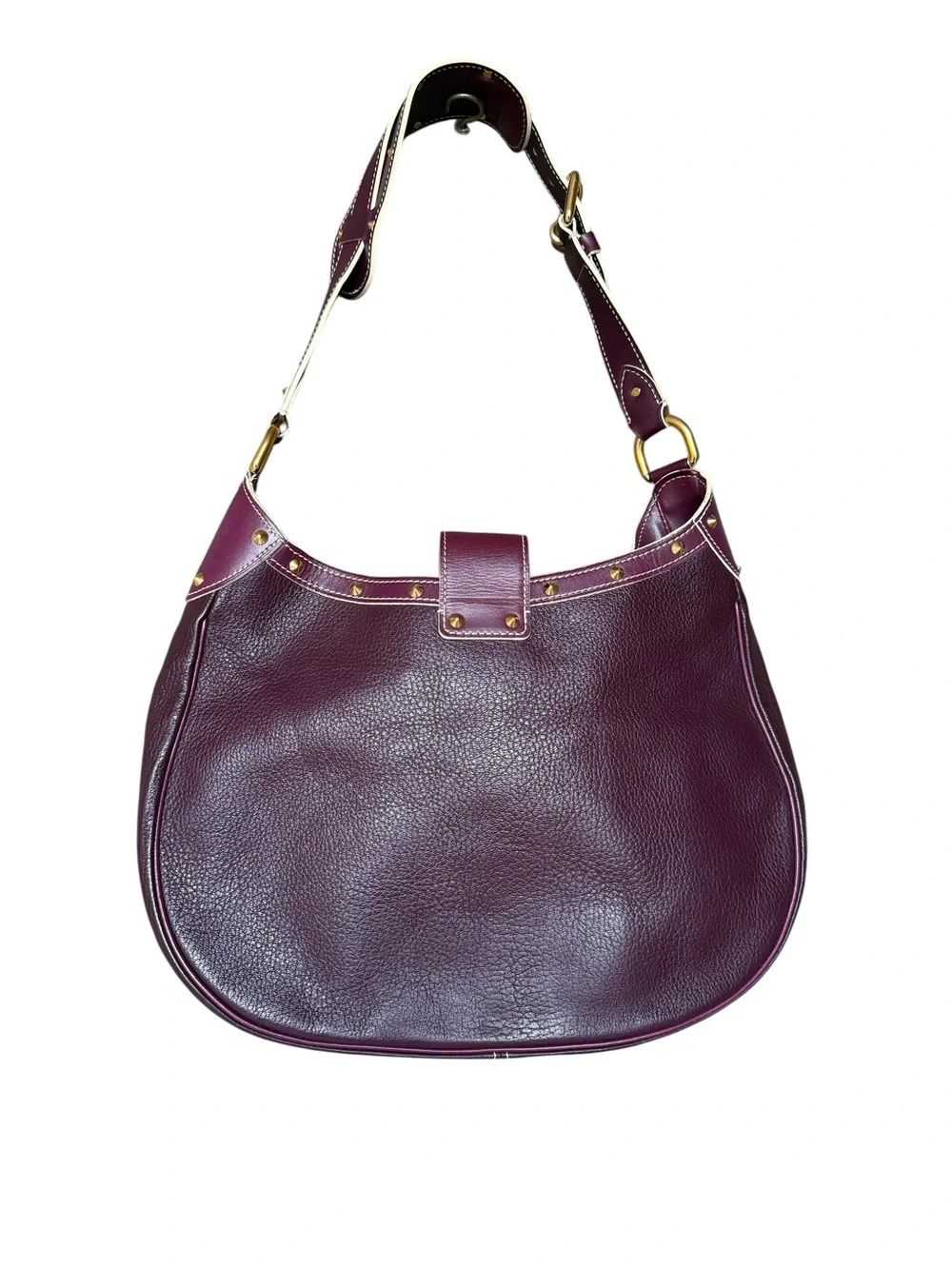 Authentic Louis Vuitton Suhali L’Affriolant Prune Purple Hobo Bag Vintage 2004